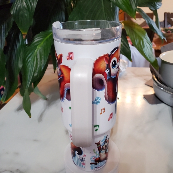 Squirrels at a RAVE 40oz Traveler Tumbler 💜sale - Picture 13 of 17